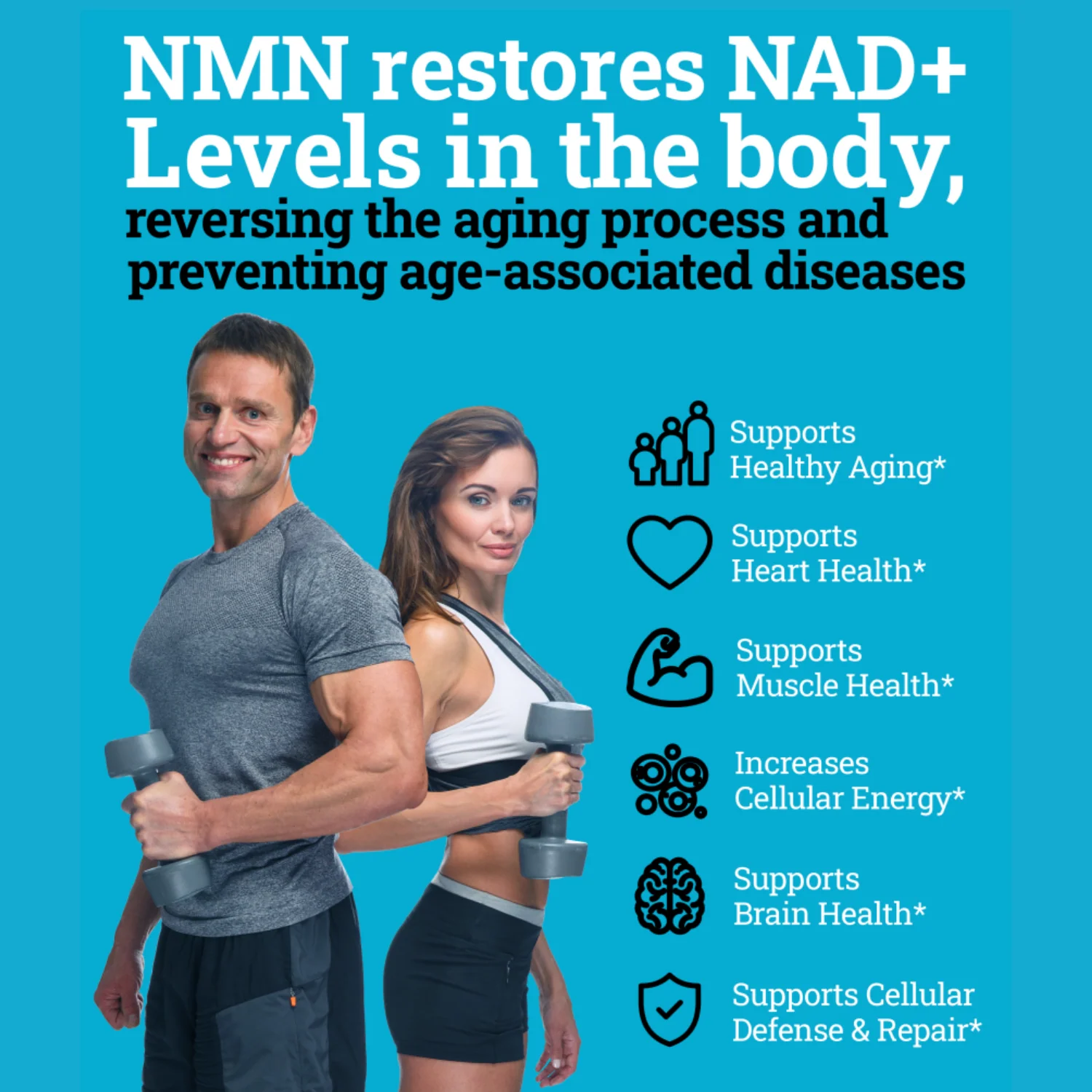NMN 1000MG | Enhanced with BioPerine® for 3X Absorption - Image 4